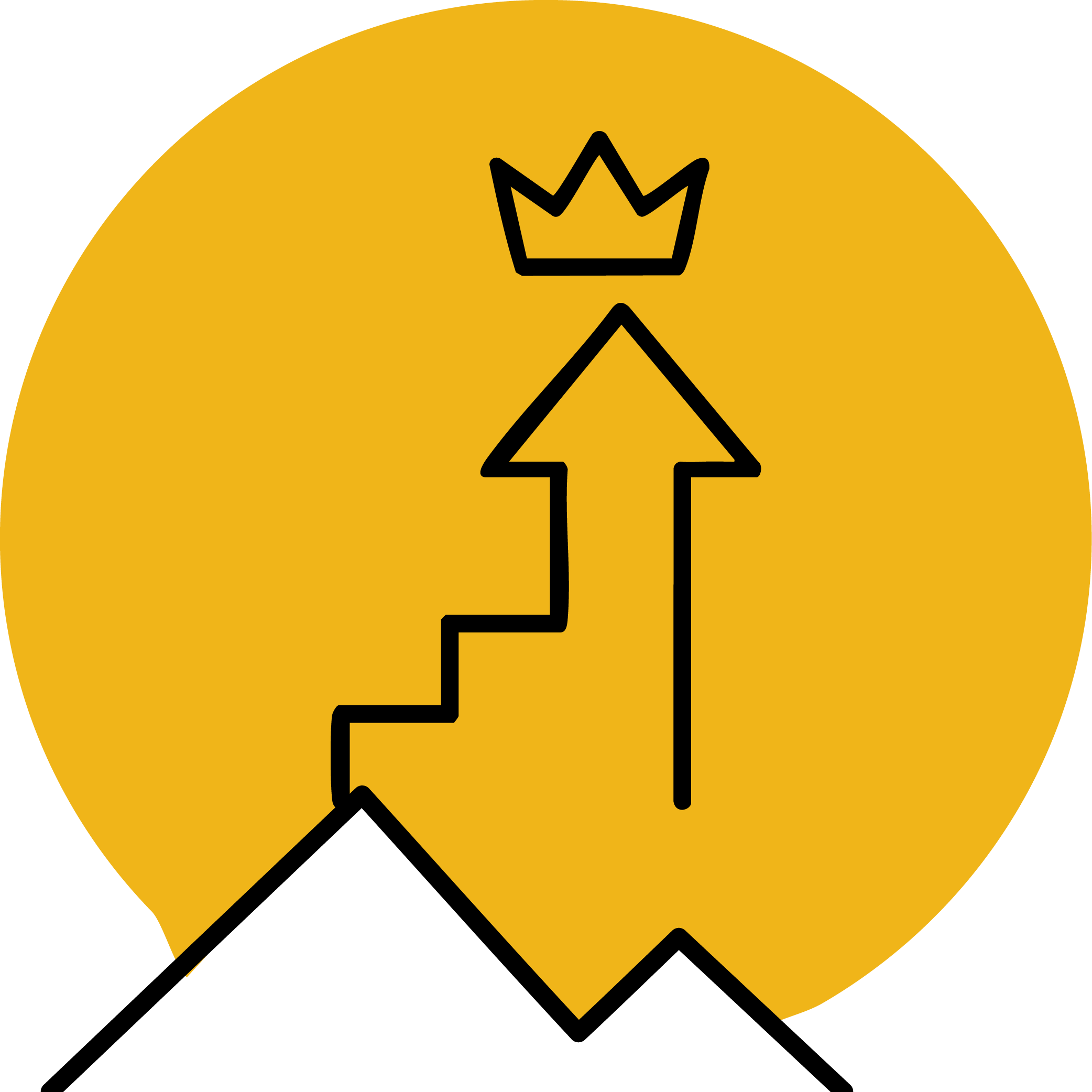 Mountain-inspired illustration for leadership and management programmes